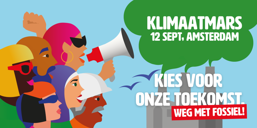 Klimaatmars 12 september Amsterdam